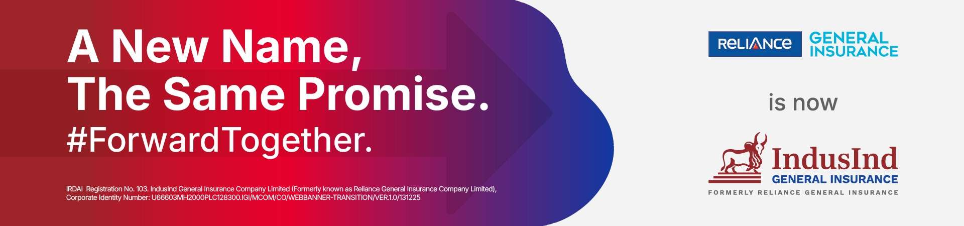 Indusindgeneral Brand Transition Update