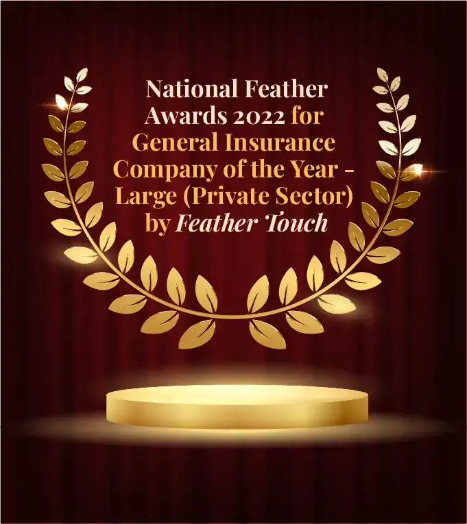 National Feather Awards 2022 for General Insurance Company of the Year - Large (Private Sector) by Feather Touch