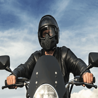 Ensure Eye Protection when Riding