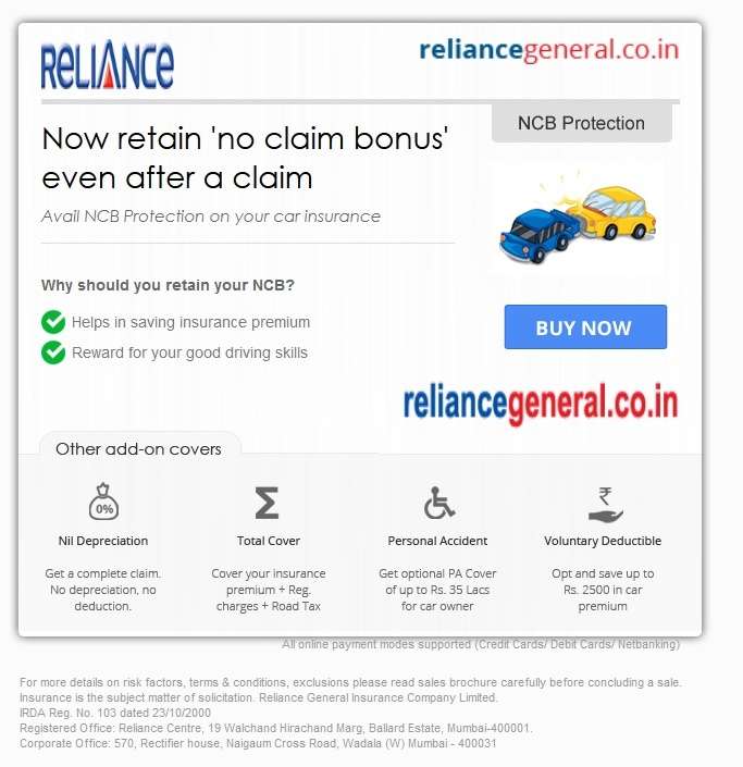 Car Insurance No Claim Bonus Certificate - Contact Us Privilege Insurance : But did you know ...